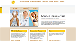 Desktop Screenshot of gesundesonne.at